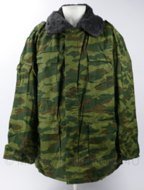 Russische Flora camo dikke winterjas - maat 52 t/m 54 - origineel