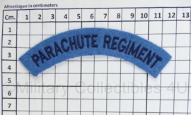 WO2 Britse leger Parachute Regiment shoulder title set - 12 cm breed