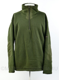 Groene dikke warme sweater met fullzip en hoge kraag - maat XXXL - merk Free2be - origineel