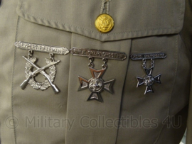 US Army uniform jas met rang Major - Armored division - decoratief samengesteld - maat 24 - origineel