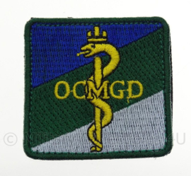 KL borst eenheid embleem "OCMGD Opleidingscentrum Militair Geneeskundige Diensten met klittenband  - origineel