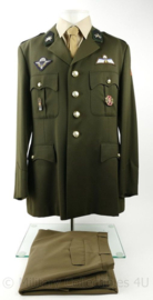 KCT Korps Commandotroepen Majoor DT jas met parawings, scherpschutter insigne en ZMV insigne - maat 54 - gedragen - origineel
