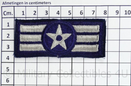 USAF US Air Force rang embleem paar - Airman First class  - 8 x 3,5 cm - origineel