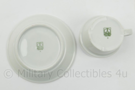 Defensie Leergangen kopje en schotel set - origineel