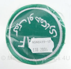 KL ISAF embleem - met klittenband - ongebruikt - origineel