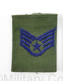 USAF US AIRFORCE GVT epaulet voor de borst van de Goretex jas  -  rang Senior Airman - per stuk - 6 x 4 cm -  origineel