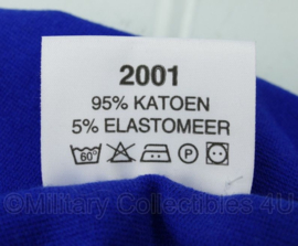 Defensie burgerpersoneel t-shirt blauw - maat 8090/1525 of 8595/2535 - origineel