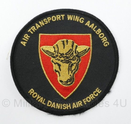 Royal Danish Air Force Air Transport Wing Aalborg embleem - diameter 10 cm - origineel