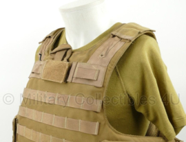 Defensie coyote plate carrier  Ciras model - maat Medium - gedragen - origineel