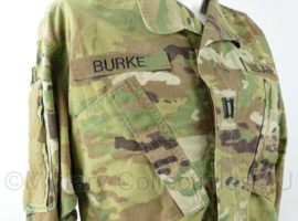 US Army Coat Army Combat uniform Multicam jacket Captain Burke - maat Medium Short = 6070/9404 - licht gedragen - origineel