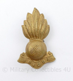 Britse leger cap badge Royal Artillery Ubique - 4 x 2,5 cm - origineel