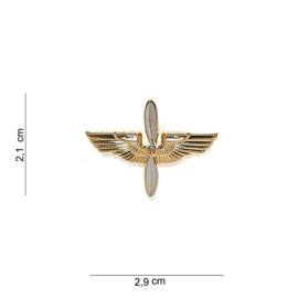 US Army Airforce officer badge metaal - per stuk