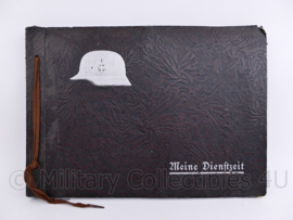 WO2 Duits Wehrmacht leeg foto album met Stahlhelm - MEINE Dienstzeit - 31,5 x 22 x 1,5 cm - origineel