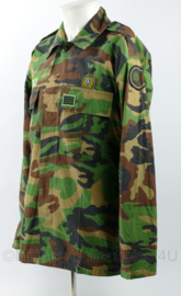 Zuid-Koreaanse leger uniform jas camo met insignes - maat Extra Large - gedragen - origineel