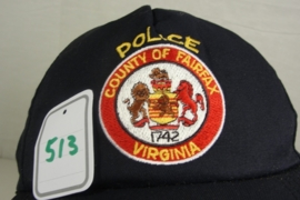 County of Fairfax Virginia Police Baseball cap - Art. 513 - origineel