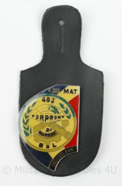 Franse UN FORPRONU 2e MANDAT 403e BSL CIE MAT Yougoslavie borsthanger - 10 x 5 cm - origineel