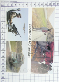 Defensie "Groeten uit Afghanistan" ISAF 1NLD SRF Bn 2005 ansichtkaarten SET 5 delig - origineel
