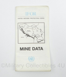 IFOR Protection Force Mine Data VN UN boekje - origineel