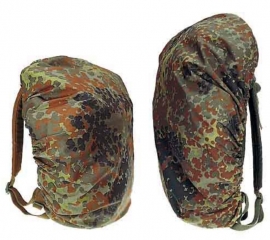 Rugzak overtrek - flecktarn - nieuw gemaakt - maat 2 = 80 liter rugzak (11,50 euro) of maat 3 = 130 liter (19,95 euro)