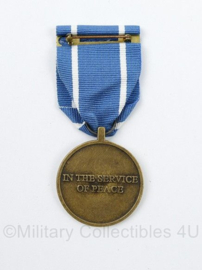 UNTSO Herinneringsmedaille UNTSO Midden Oosten In The Service of Peace medal in doosje - 8,5 x 3,5 cm - origineel