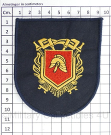 Nederlandse Brandweer embleem blauw - 11,5 x 9 cm - origineel