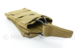 Defensie en Korps Mariniers en US Army Coyote Molle pouch single magazin M4 Diemaco - nieuw - 14,5 x 8 x 3 cm - origineel