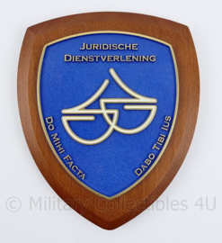 Defensie wandbord juridische dienstverlening - 17,5 x 14,5 x 1 cm - nieuw - origineel