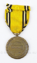 Belgische "Burgerdeelname oorlog 1940 -1945" bronze medaille - Origineel