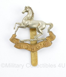 WO2 Britse cap badge Kings Regiment Liverpool - 5,5 x 4 cm -  origineel