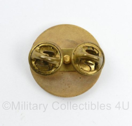 WO2 US Army manschappen Collar Disc USAAF United States Army Air Forces ENKEL - diameter 25 mm - origineel 