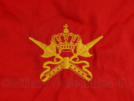 Defensie halsdoek KMS Koninklijke Militaire School - 46 x 34 cm -  origineel