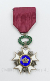 Belgische Kroonorde medaille  - 11 x 4,5 cm - origineel