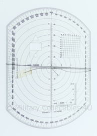 Nederlands leger gradenboog  groot - 17x22 cm - origineel