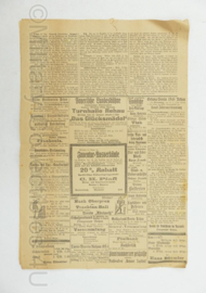 Duitse krant Rehauer Tagblatt Oberfrankischer Bote 43 jahrgang nr. 12 15 januari 1926 - 47 x 32 cm - origineel