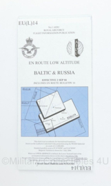 Royal Canadian Air Force Flight Information En Route Low Altitude Baltic & Russia EU(L)14 - 2 september 2004 - 26,5 x 12,5 cm - origineel