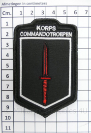 KCT Korps Commandotroepen patch - met klittenband - 9 x 6 cm