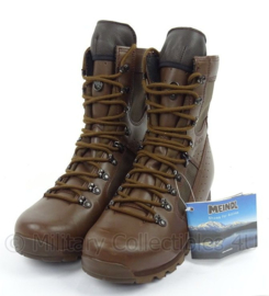 Korps Mariniers Meindl JUNGLE MASAI schoenen Jungle hoog model Bruin leder - ongebruikt - origineel KL - maat 10 = 285B  = 44,5 B
