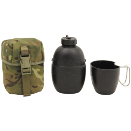 Britse leger MOLLE veldfles set - fles, beker en MTP Multicamo hoes osprey MKIV Water Bottle- origineel
