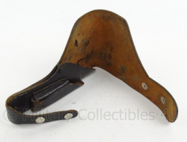 Antiek zwart lederen holster - 21 x 13 cm - origineel