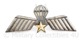 Defensie parawing A  met goudkleurige ster - 9 x 3,5 cm - origineel