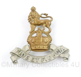 Naoorlogse Britse cap badge Royal Army Pay Corps - Kings Crown - 4,5 x 5 cm - origineel