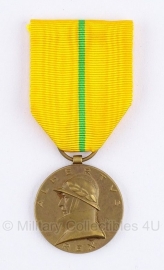Belgische "Koning Albert 1909-1934" bronzen medaille - Origineel