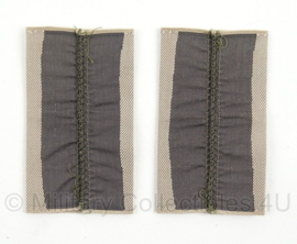 KL Landmacht Desert schouder epauletten Adjudant Onderofficier - afmeting 4,5 x 8 cm - origineel