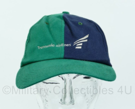 Baseball cap blauw/groen Transavia Airlines - one size - Origineel