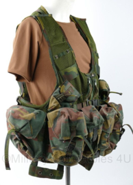 Belgische leger camo OPS vest met tassen - gebruikt - origineel