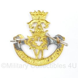WW2 British cap badge Princess Louise Fusiliers -  4,5 x 4 cm -  origineel