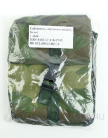 Korps Mariniers Forest Woodland camo opbouwtas algemeen middel - NIEUW in verpakking - origineel