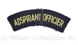 Koninklijke Marine straatnaam Adspirant officier - 10 x 3 cm - origineel