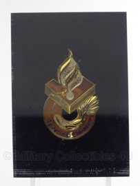 Glazen bureau decoratie - Politie Gelderland midden - 10 x 5 x 3 cm - origineel