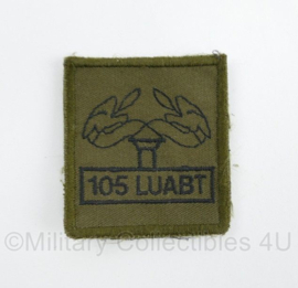 Defensie borst embleem 105 LUABT 105 Luchtdoelartilleriebatterij - met klittenband - 5 x 5 cm - origineel